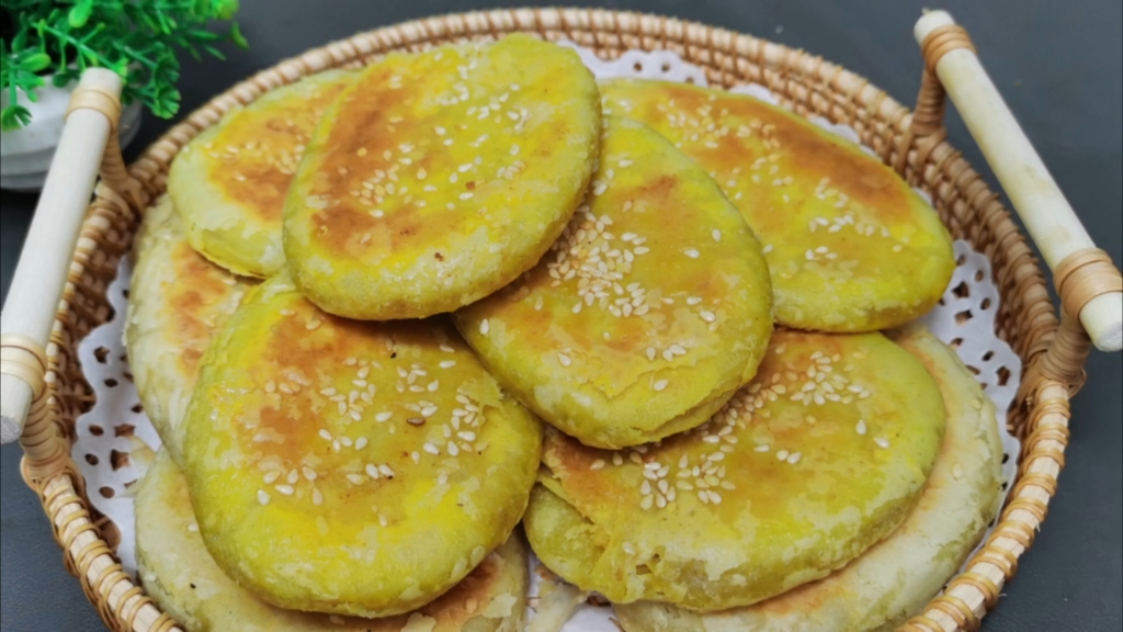 家常香酥饼简单快速做法,不发面不烫面,酥脆掉渣,凉了也不硬